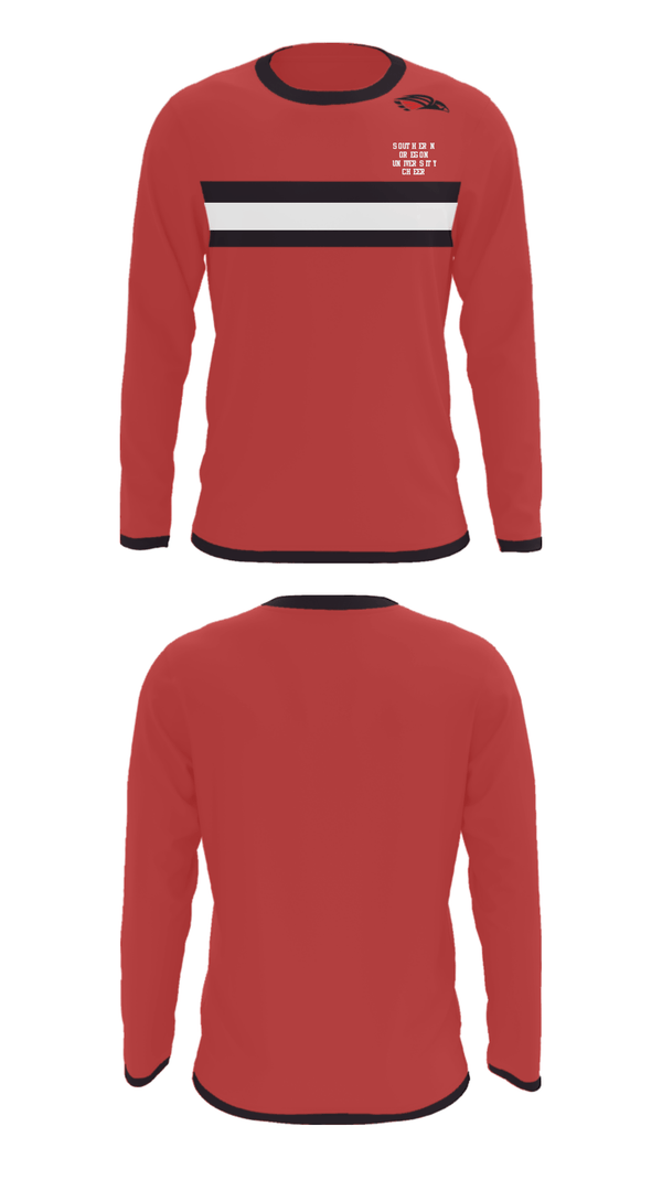 Long Sleeve Performance Shirt, Southern Oregon University Cheer, Cheer, Teamtime, Team time, sublimation, custom sports apparel, team uniforms, spirit wear, spiritwear, sports uniforms, custom shirts, team store, custom team store, fundraiser sports, apparel fundraiser