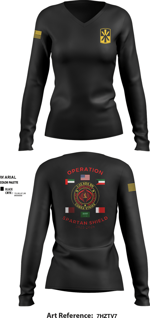 Women's Long Sleeve Vneck Shirt, 1-43 ADA, , Teamtime, Team time, sublimation, custom sports apparel, team uniforms, spirit wear, spiritwear, sports uniforms, custom shirts, team store, custom team store, fundraiser sports, apparel fundraiser