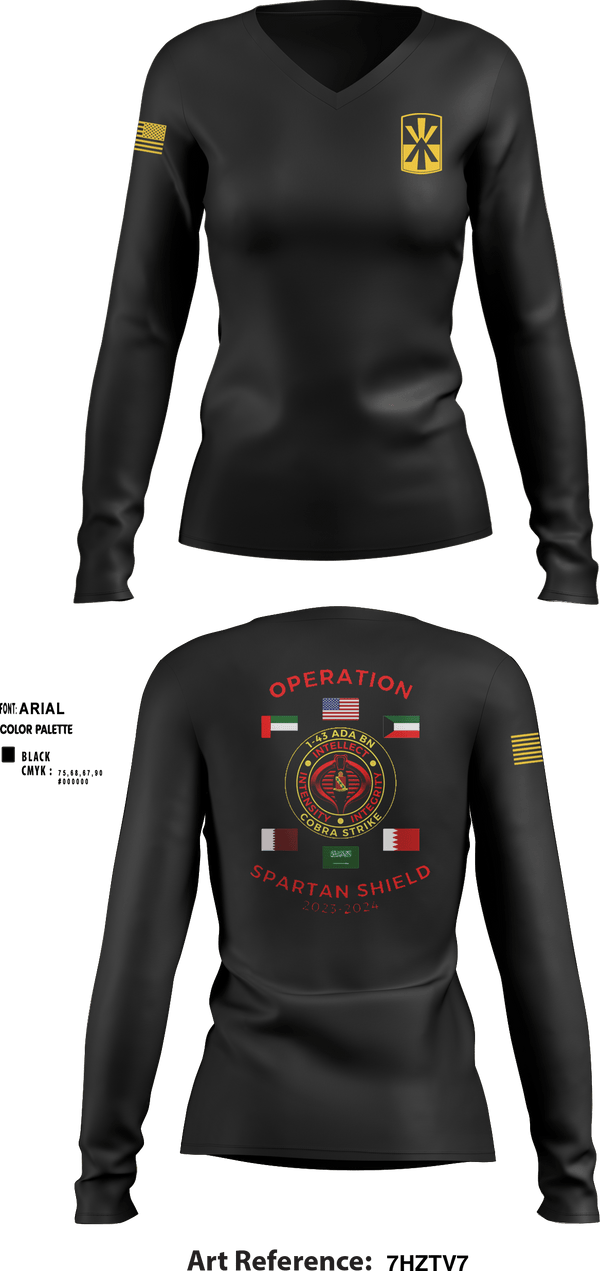 Women's Long Sleeve Vneck Shirt, 1-43 ADA, , Teamtime, Team time, sublimation, custom sports apparel, team uniforms, spirit wear, spiritwear, sports uniforms, custom shirts, team store, custom team store, fundraiser sports, apparel fundraiser
