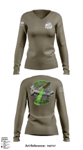 Washington State Patrol Aviation 88282662 Women's Long Sleeve V-neck Shirt - 50