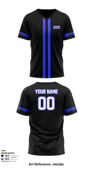 Mens Soccer Jersey, Fagatogo Blues, Men's Soccer, Teamtime, Team time, sublimation, custom sports apparel, team uniforms, spirit wear, spiritwear, sports uniforms, custom shirts, team store, custom team store, fundraiser sports, apparel fundraiser