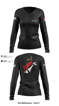 2-6 Cav Alpha troop Renegades 57667590 Women's Long Sleeve V-neck Shirt - 5