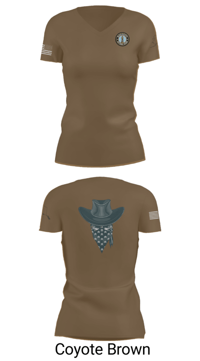 4th Platoon “Bandits” 80274914 Women's Short Sleeve V-neck Shirt - 20