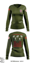 411th Engineer Battalion 54213256 Women's Long Sleeve V-neck Shirt - 16