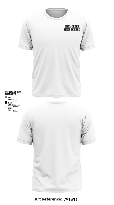 Mill Creek High School 90479347 Short Sleeve Performance Shirt - 5