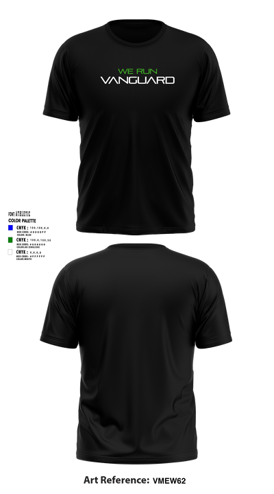 Vanguard College Preparatory School Track and Field 69705077 Short Sleeve Performance Shirt - 1