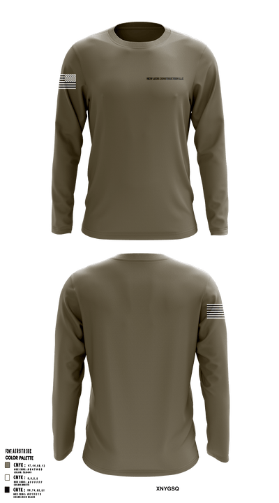 New Look Construction LLC 3406502 Long Sleeve Performance Shirt - 1
