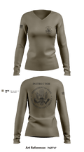 Firearms Training Unit 93026000 Women's Long Sleeve V-neck Shirt - 3