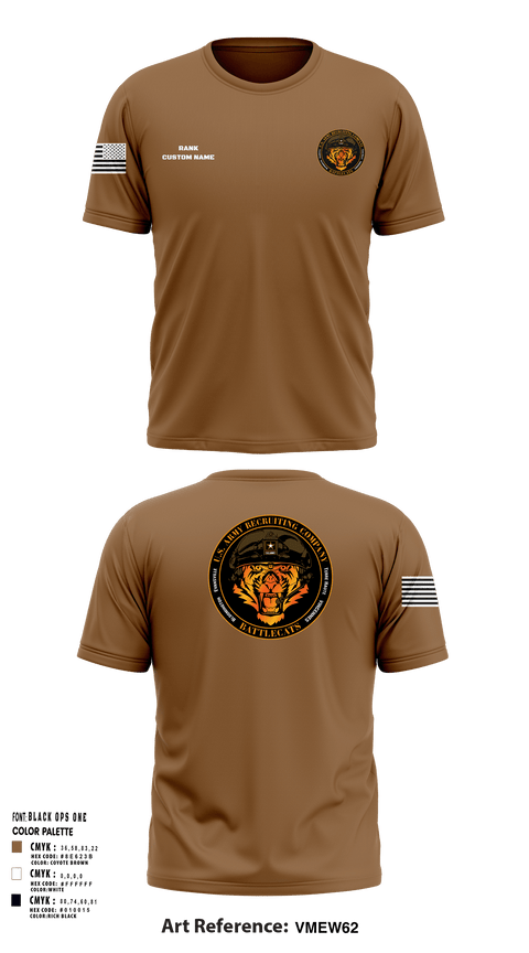 Short Sleeve Performance Shirt, Evansville Army Recruiting Company, , Teamtime, Team time, sublimation, custom sports apparel, team uniforms, spirit wear, spiritwear, sports uniforms, custom shirts, team store, custom team store, fundraiser sports, apparel fundraiser