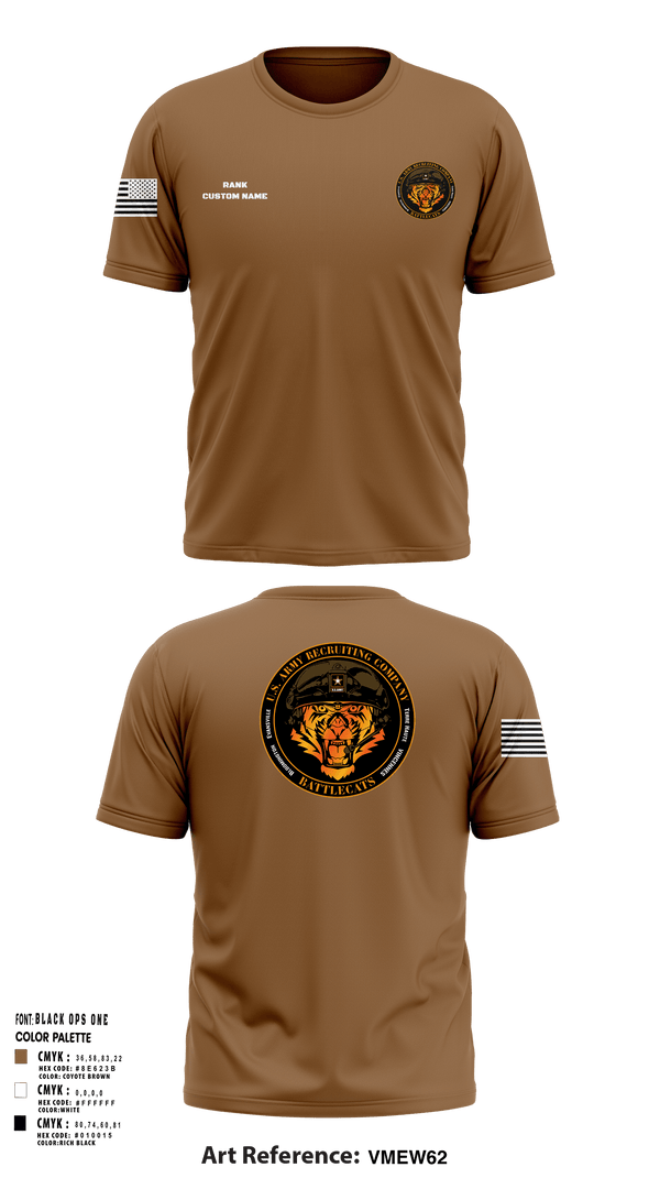 Short Sleeve Performance Shirt, Evansville Army Recruiting Company, , Teamtime, Team time, sublimation, custom sports apparel, team uniforms, spirit wear, spiritwear, sports uniforms, custom shirts, team store, custom team store, fundraiser sports, apparel fundraiser