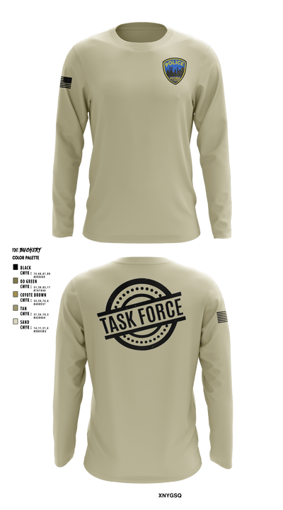 Crime Reduction Task Force 47911352 Long Sleeve Performance Shirt - 5