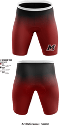 Myrtle Attendance Center Junior High School 4701555 Men's Compression Shorts - 1