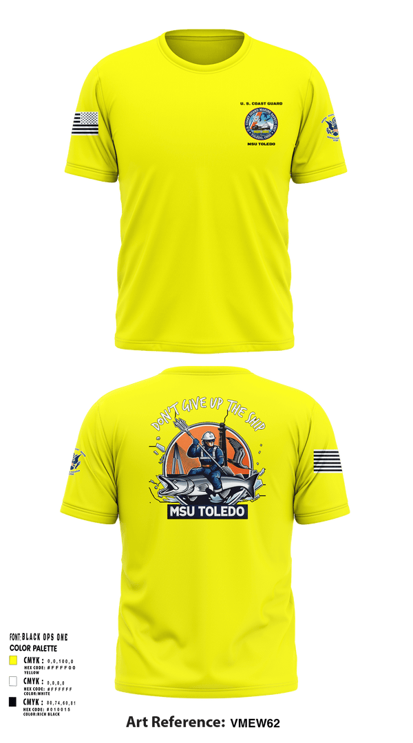 Short Sleeve Performance Shirt, MSU Toledo, Coast Guard, Teamtime, Team time, sublimation, custom sports apparel, team uniforms, spirit wear, spiritwear, sports uniforms, custom shirts, team store, custom team store, fundraiser sports, apparel fundraiser