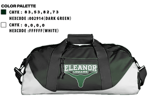 Duffle Bag, Eleanor Lemaire Junior High School, Spirit Store, Teamtime, Team time, sublimation, custom sports apparel, team uniforms, spirit wear, spiritwear, sports uniforms, custom shirts, team store, custom team store, fundraiser sports, apparel fundraiser