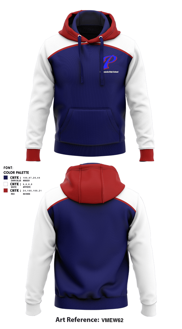 Hoodie, Pascagoula High School, Spirit Store, Teamtime, Team time, sublimation, custom sports apparel, team uniforms, spirit wear, spiritwear, sports uniforms, custom shirts, team store, custom team store, fundraiser sports, apparel fundraiser