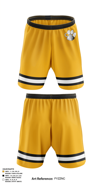 Crescent High School Golf 66610838 Athletic Shorts With Pockets - 1