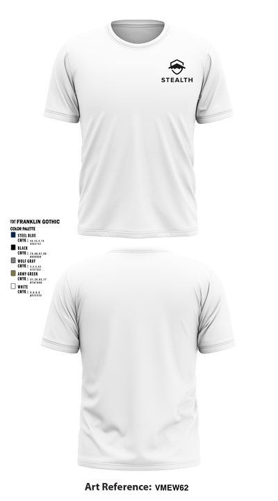 Stealth customs 84323734 Short Sleeve Performance Shirt - 6