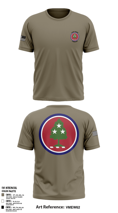 30th Troop Command 1256975 Short Sleeve Performance Shirt - 1