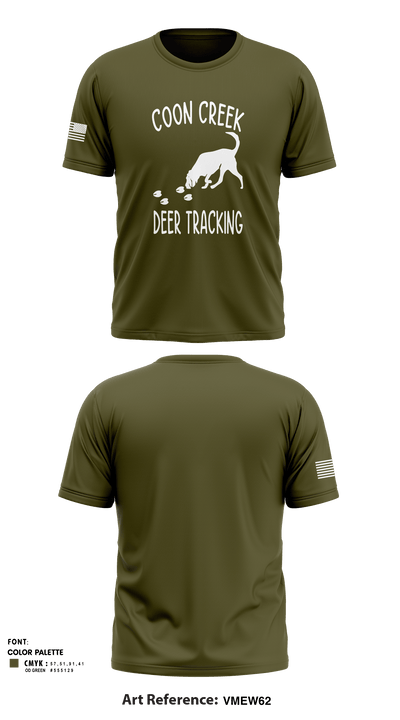 Coon Creek Deer Tracking 80561059 Short Sleeve Performance Shirt - 4