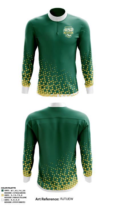 Holy Spirit Preparatory Upper School Swimming 91307263 Quarter Zip Jacket - 1