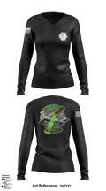Washington State Patrol Aviation 88282662 Women's Long Sleeve V-neck Shirt - 52