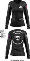 ALPHA BTRY, 2-319th AFAR 68475694 Women's Long Sleeve V-neck Shirt - 7