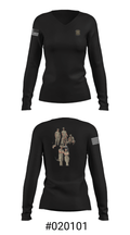 984th Maintenance PLT. 28014169 Women's Long Sleeve V-neck Shirt - 36