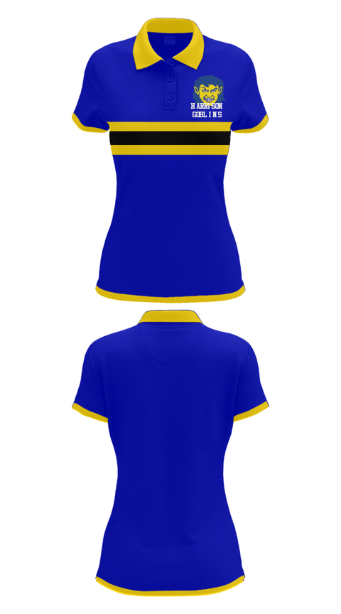 Short Sleeve Performance Polo, Harrison Goblins, Spirit Store, Teamtime, Team time, sublimation, custom sports apparel, team uniforms, spirit wear, spiritwear, sports uniforms, custom shirts, team store, custom team store, fundraiser sports, apparel fundraiser
