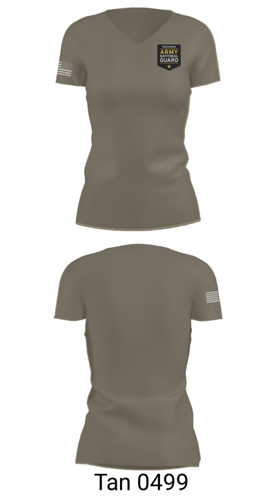 WIARNG RRB 20982110 Women's Short Sleeve V-neck Shirt - 23