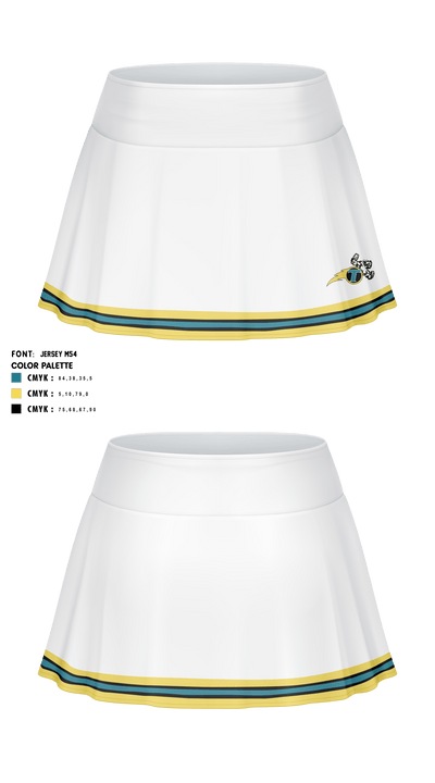 NE Thunder Football 48933492 Skort - 3