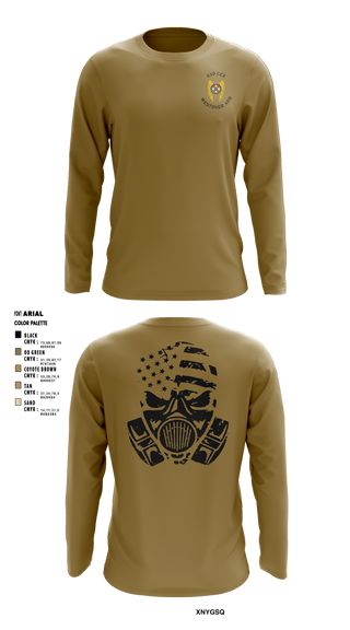 Long Sleeve Performance Shirt, , Air Force, Teamtime, Team time, sublimation, custom sports apparel, team uniforms, spirit wear, spiritwear, sports uniforms, custom shirts, team store, custom team store, fundraiser sports, apparel fundraiser