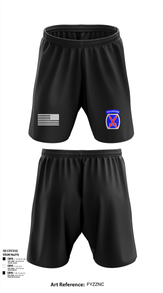 Athletic Shorts With Pockets, 10th Mountain Division, Army, Teamtime, Team time, sublimation, custom sports apparel, team uniforms, spirit wear, spiritwear, sports uniforms, custom shirts, team store, custom team store, fundraiser sports, apparel fundraiser