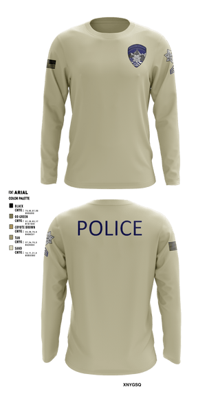 Long Sleeve Performance Shirt, Willits Little Lake JRTF, Police, Teamtime, Team time, sublimation, custom sports apparel, team uniforms, spirit wear, spiritwear, sports uniforms, custom shirts, team store, custom team store, fundraiser sports, apparel fundraiser