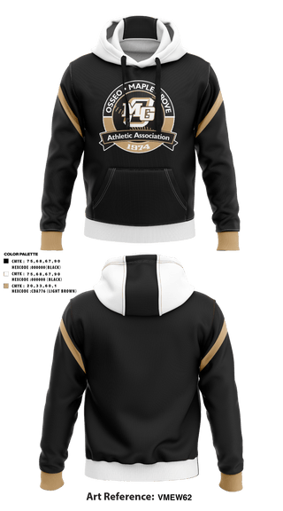 Hoodie, Osseo-Maple Grove Athletic Association, Spirit Store, Teamtime, Team time, sublimation, custom sports apparel, team uniforms, spirit wear, spiritwear, sports uniforms, custom shirts, team store, custom team store, fundraiser sports, apparel fundraiser