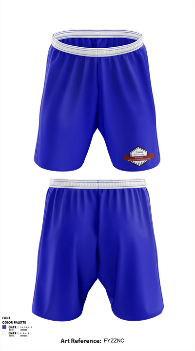 Broward Math And Science Schools 84533571 Athletic Shorts With Pockets - 1