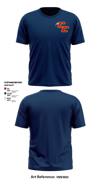 Copperas Chiefs 93621258 Short Sleeve Performance Shirt - 20