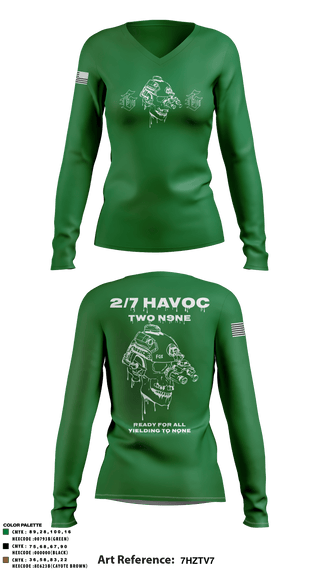 Women's Long Sleeve Vneck Shirt, , Marines, Teamtime, Team time, sublimation, custom sports apparel, team uniforms, spirit wear, spiritwear, sports uniforms, custom shirts, team store, custom team store, fundraiser sports, apparel fundraiser