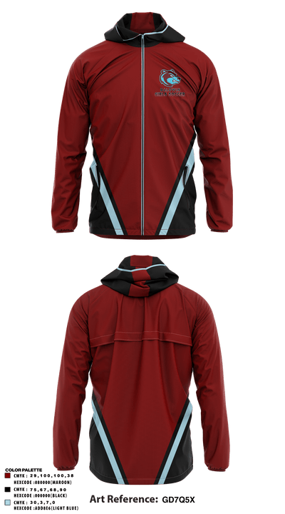Baldwin High School 30634360 Windbreaker - 3