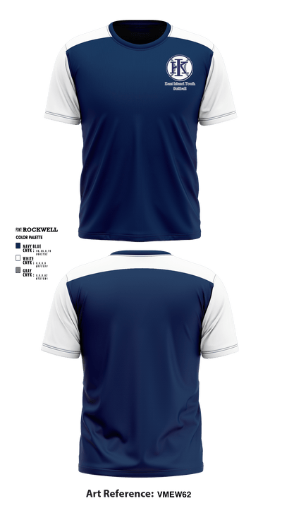 Kent Island Youth Softball 28747832 Short Sleeve Performance Shirt - 2