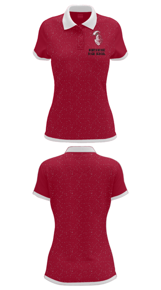 Women's Short Sleeve Performance Polo, Northridge High School, Spirit Store, Teamtime, Team time, sublimation, custom sports apparel, team uniforms, spirit wear, spiritwear, sports uniforms, custom shirts, team store, custom team store, fundraiser sports, apparel fundraiser