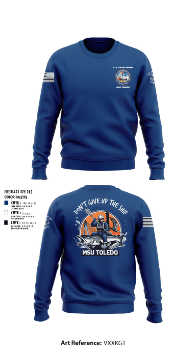 MSU Toledo 42341153 Crew Neck Sweatshirt - 3