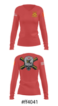 Bravo BTRY 1/103d FAR 8841781 Women's Long Sleeve V-neck Shirt - 7