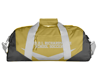 Duffle Bag, Harold L Richards High School Soccer, Men's Soccer, Teamtime, Team time, sublimation, custom sports apparel, team uniforms, spirit wear, spiritwear, sports uniforms, custom shirts, team store, custom team store, fundraiser sports, apparel fundraiser
