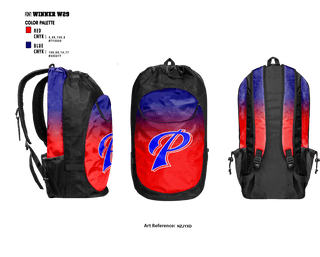 Gear Bag, William M Colmer Middle School Volleyball, Women's Volleyball, Teamtime, Team time, sublimation, custom sports apparel, team uniforms, spirit wear, spiritwear, sports uniforms, custom shirts, team store, custom team store, fundraiser sports, apparel fundraiser