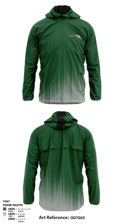 Collins Hill High School Tennis 13929141 Windbreaker - 2