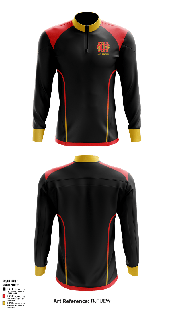 Quarter Zip Jacket, North College Hill High School Basketball, Women's Basketball, Teamtime, Team time, sublimation, custom sports apparel, team uniforms, spirit wear, spiritwear, sports uniforms, custom shirts, team store, custom team store, fundraiser sports, apparel fundraiser