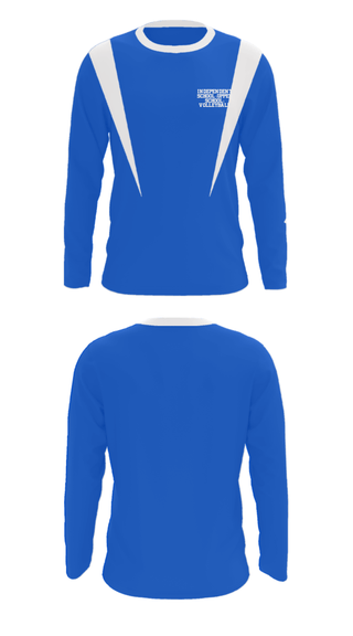 Long Sleeve Performance Shirt, Independent School (Upper School) Volleyball, Men's Volleyball, Teamtime, Team time, sublimation, custom sports apparel, team uniforms, spirit wear, spiritwear, sports uniforms, custom shirts, team store, custom team store, fundraiser sports, apparel fundraiser