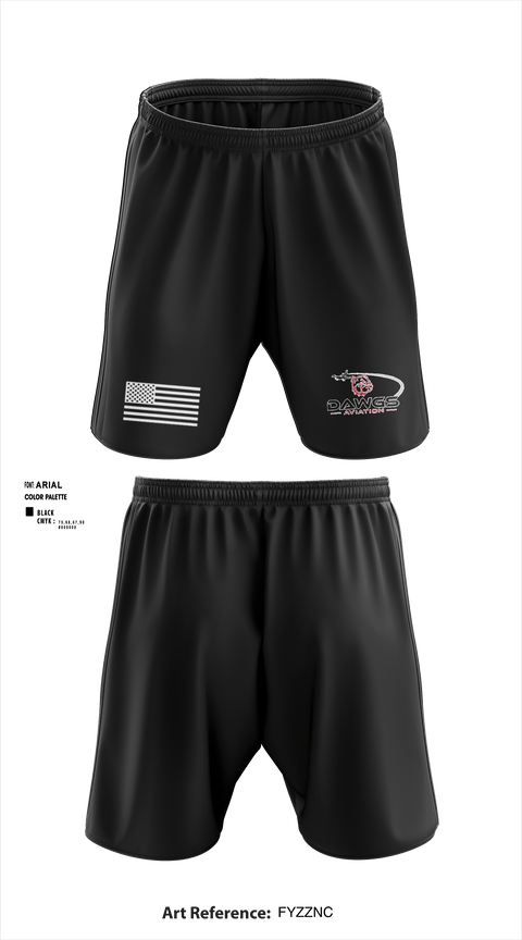 Athletic Shorts With Pockets, Dawgs Aviation, , Teamtime, Team time, sublimation, custom sports apparel, team uniforms, spirit wear, spiritwear, sports uniforms, custom shirts, team store, custom team store, fundraiser sports, apparel fundraiser
