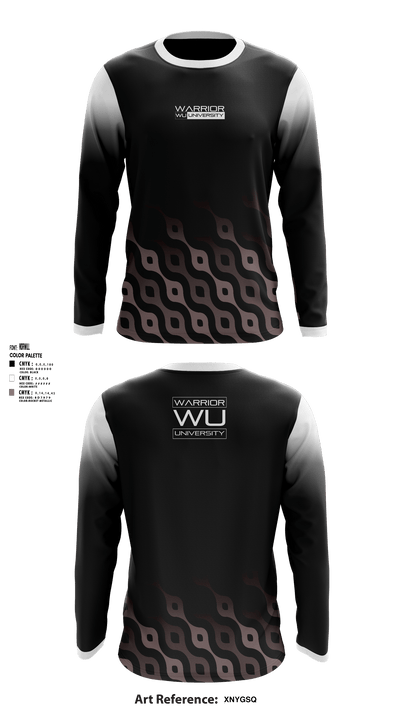Warrior University 35293904 Long Sleeve Performance Shirt - 1