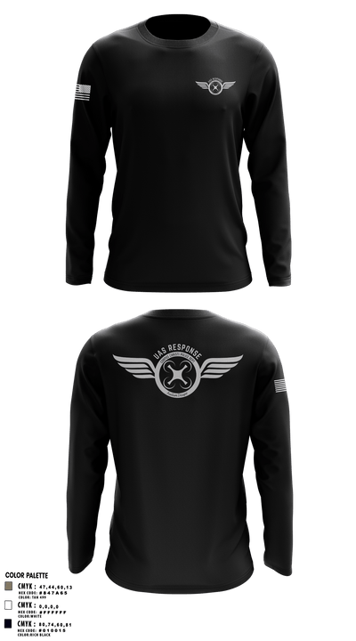 CCPD UAS Response Unit 5071310 Long Sleeve Performance Shirt - 3